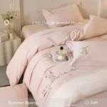Dayrevo Summer Bunny Bộ ga giường 4 món dòng thanh lịch - Ảnh 5